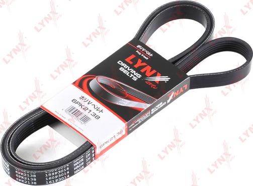 LYNXauto 6PK2138 - Cinghia Poly-V autozon.pro