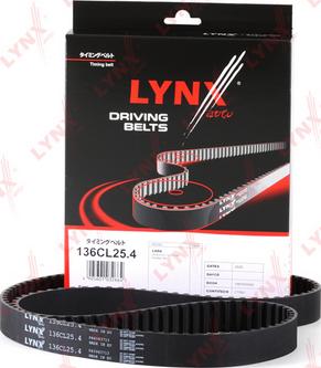 LYNXauto 136CL25.4 - Cinghia dentata autozon.pro