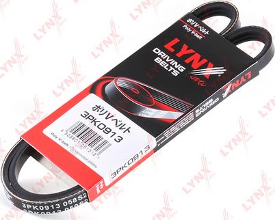 LYNXauto 3PK0913 - Cinghia Poly-V autozon.pro