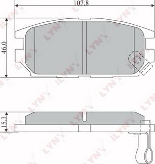 LYNXauto BD-5517 - Kit pastiglie freno, Freno a disco autozon.pro