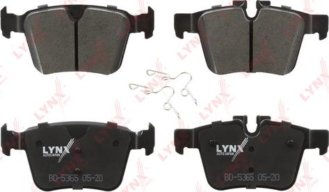 LYNXauto BD-5365 - Kit pastiglie freno, Freno a disco autozon.pro