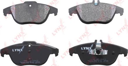 LYNXauto BD-5319 - Kit pastiglie freno, Freno a disco autozon.pro