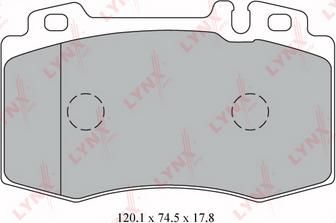 LYNXauto BD-5324 - Kit pastiglie freno, Freno a disco autozon.pro