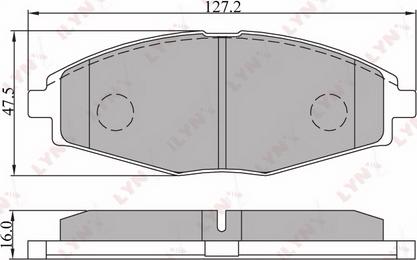 LYNXauto BD-1801 - Kit pastiglie freno, Freno a disco autozon.pro