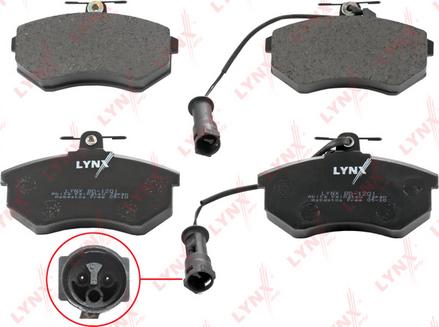 LYNXauto BD-1201 - Kit pastiglie freno, Freno a disco autozon.pro