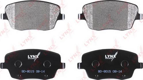 LYNXauto BD-8015 - Kit pastiglie freno, Freno a disco autozon.pro