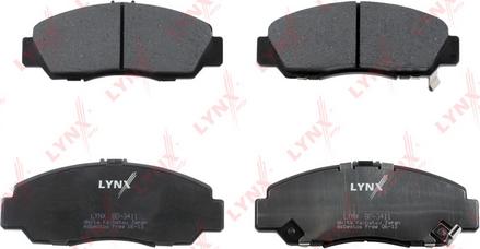 LYNXauto BD-3411 - Kit pastiglie freno, Freno a disco autozon.pro