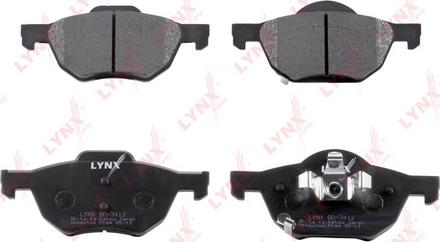 LYNXauto BD-3413 - Kit pastiglie freno, Freno a disco autozon.pro