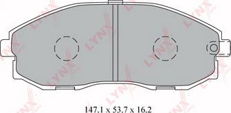 LYNXauto BD-3613 - Kit pastiglie freno, Freno a disco autozon.pro