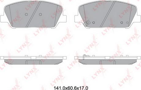 LYNXauto BD-3631 - Kit pastiglie freno, Freno a disco autozon.pro