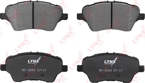 LYNXauto BD-3044 - Kit pastiglie freno, Freno a disco autozon.pro