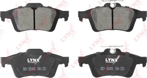 LYNXauto BD-3045 - Kit pastiglie freno, Freno a disco autozon.pro