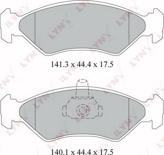 LYNXauto BD-3020 - Kit pastiglie freno, Freno a disco autozon.pro