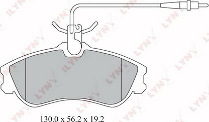 LYNXauto BD-2203 - Kit pastiglie freno, Freno a disco autozon.pro