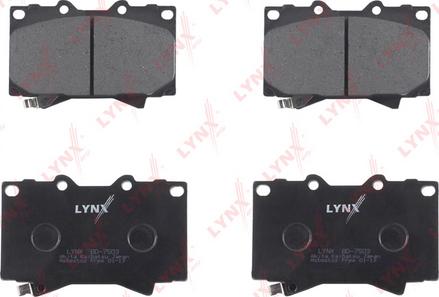 LYNXauto BD-7503 - Kit pastiglie freno, Freno a disco autozon.pro