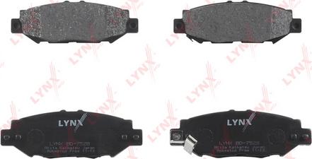 LYNXauto BD-7528 - Kit pastiglie freno, Freno a disco autozon.pro