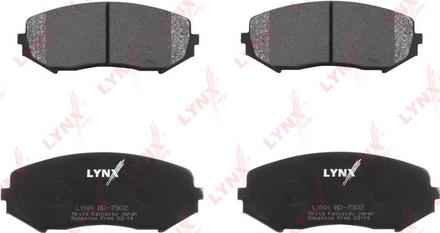 LYNXauto BD-7302 - Kit pastiglie freno, Freno a disco autozon.pro