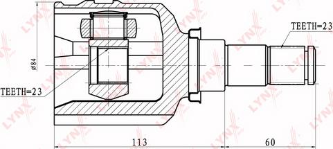 LYNXauto CI-7509 - Kit giunti, Semiasse autozon.pro