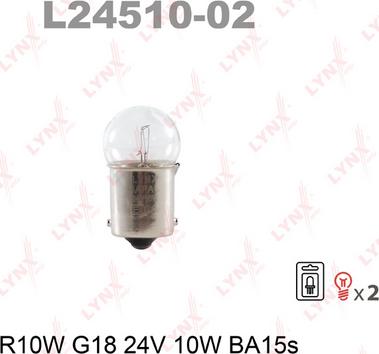 LYNXauto L24510-02 - Lampadina autozon.pro