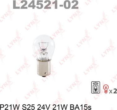 LYNXauto L24521-02 - Lampadina autozon.pro