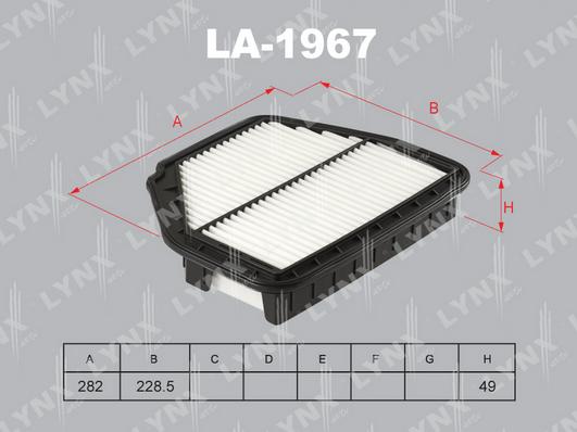 LYNXauto LA-1967 - Filtro aria autozon.pro