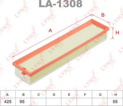 LYNXauto LA-1308 - Filtro aria autozon.pro