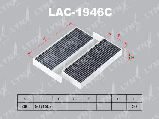 LYNXauto LAC-1946C - Filtro, Aria abitacolo autozon.pro