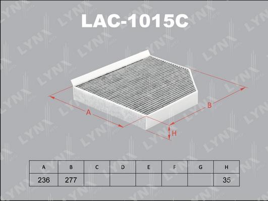 LYNXauto LAC-1015C - Filtro, Aria abitacolo autozon.pro