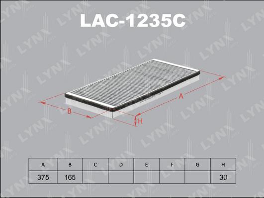 LYNXauto LAC-1235C - Filtro, Aria abitacolo autozon.pro