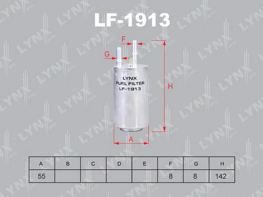 LYNXauto LF-1913 - Filtro carburante autozon.pro