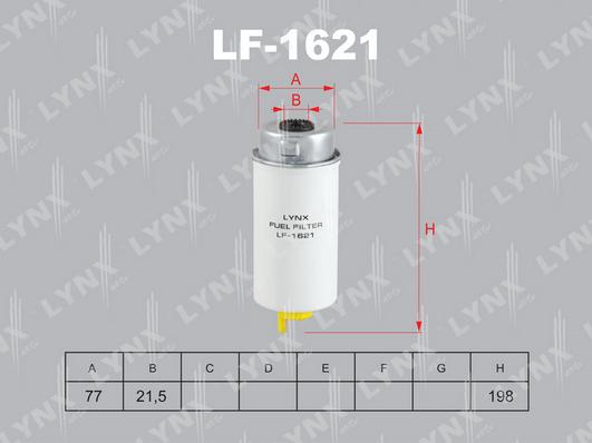 LYNXauto LF-1621 - Filtro carburante autozon.pro