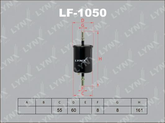 LYNXauto LF-1050 - Filtro carburante autozon.pro