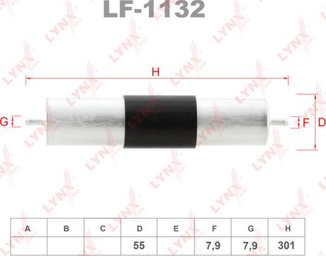 LYNXauto LF-1132 - Filtro carburante autozon.pro