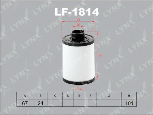 LYNXauto LF-1814 - Filtro carburante autozon.pro