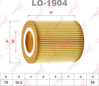 LYNXauto LO-1904 - Filtro olio autozon.pro