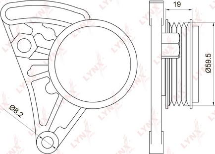 LYNXauto PB-5037 - Galoppino / Guidacinghia, Cinghia Poly-V autozon.pro