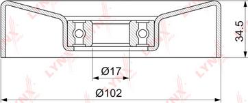 LYNXauto PB-5373 - Galoppino / Guidacinghia, Cinghia Poly-V autozon.pro