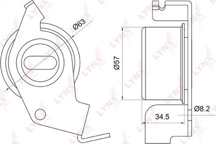 LYNXauto PB-1040 - Rullo tenditore, Cinghia dentata autozon.pro