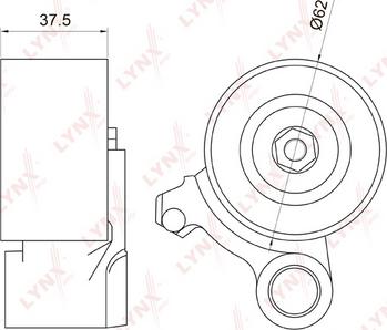 LYNXauto PB-1061 - Rullo tenditore, Cinghia dentata autozon.pro