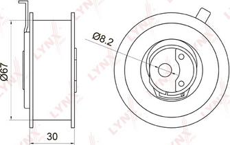 LYNXauto PB-1003 - Rullo tenditore, Cinghia dentata autozon.pro