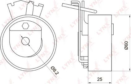 LYNXauto PB-1013 - Rullo tenditore, Cinghia dentata autozon.pro