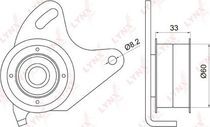 LYNXauto PB-1030 - Rullo tenditore, Cinghia dentata autozon.pro