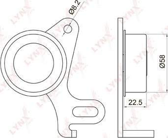 LYNXauto PB-1031 - Rullo tenditore, Cinghia dentata autozon.pro