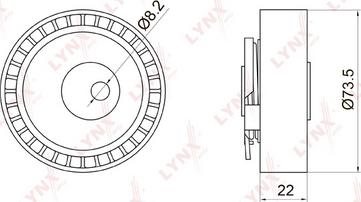 LYNXauto PB-1028 - Rullo tenditore, Cinghia dentata autozon.pro