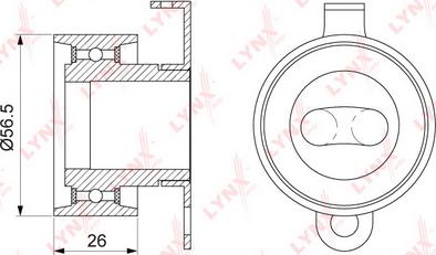 LYNXauto PB-1140 - Rullo tenditore, Cinghia dentata autozon.pro