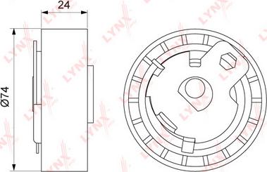 LYNXauto PB-1176 - Rullo tenditore, Cinghia dentata autozon.pro