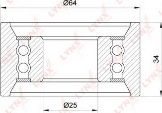 LYNXauto PB-1321 - Rullo tenditore, Cinghia dentata autozon.pro