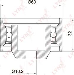 LYNXauto PB-3014 - Galoppino / Guidacinghia, Cinghia dentata autozon.pro