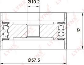 LYNXauto PB-3035 - Galoppino / Guidacinghia, Cinghia dentata autozon.pro