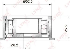 LYNXauto PB-3023 - Galoppino / Guidacinghia, Cinghia dentata autozon.pro